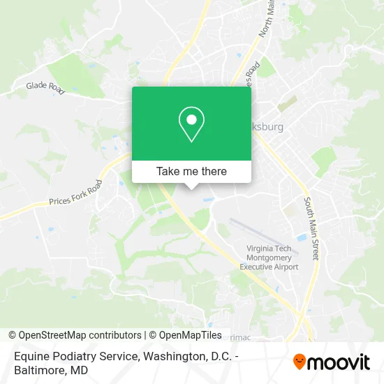 Equine Podiatry Service map