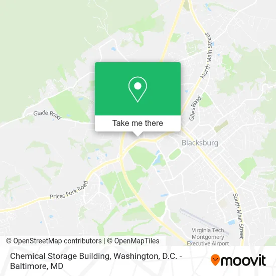 Chemical Storage Building map