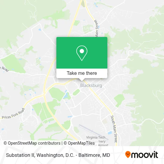 Substation II map