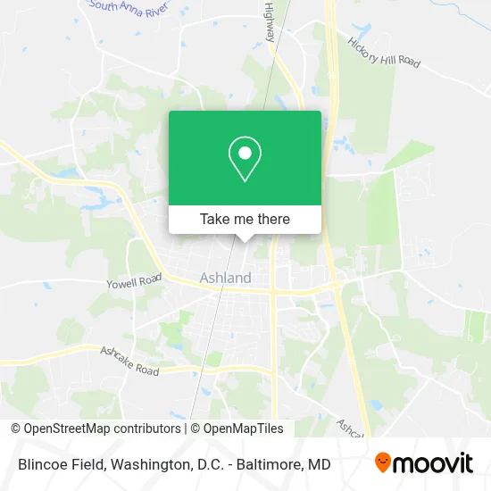 Blincoe Field map