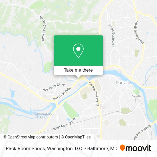 Rack Room Shoes map