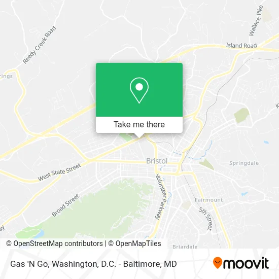 Gas 'N Go map