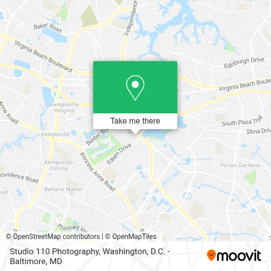 Studio 110 Photography map