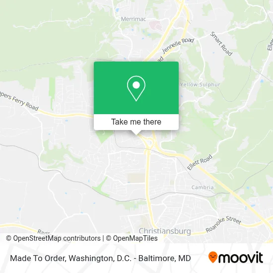 Made To Order map