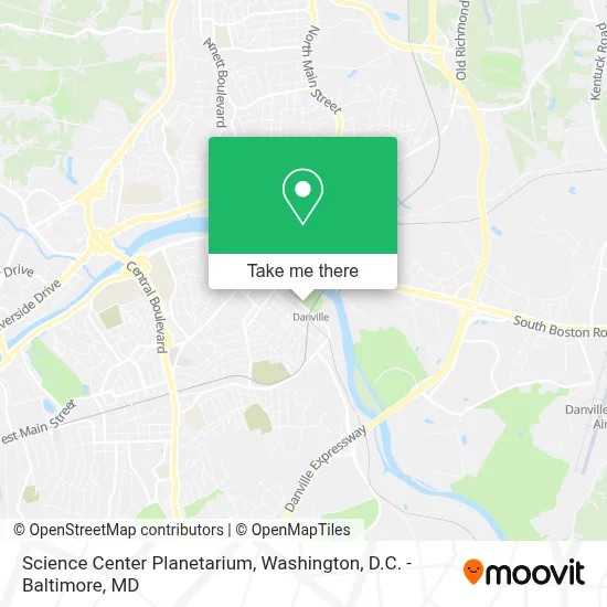 Science Center Planetarium map