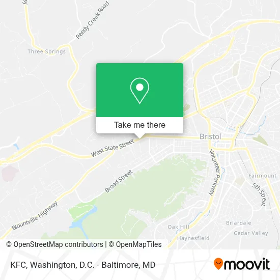 Kfc map