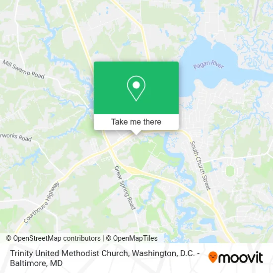 Trinity United Methodist Church map