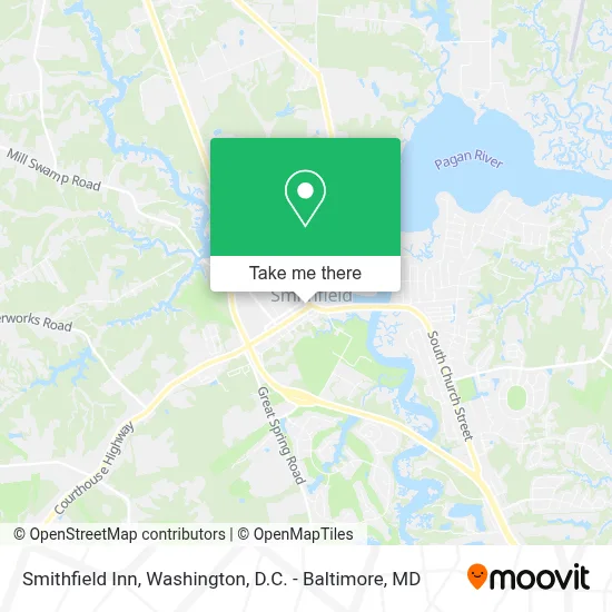 Smithfield Inn map