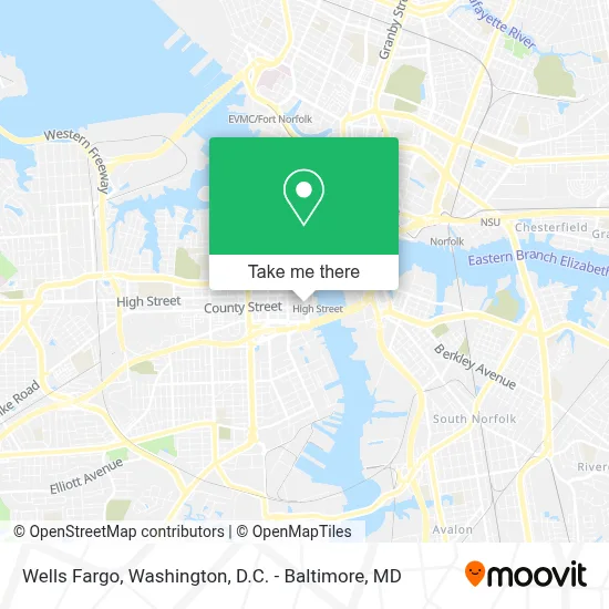 Wells Fargo map