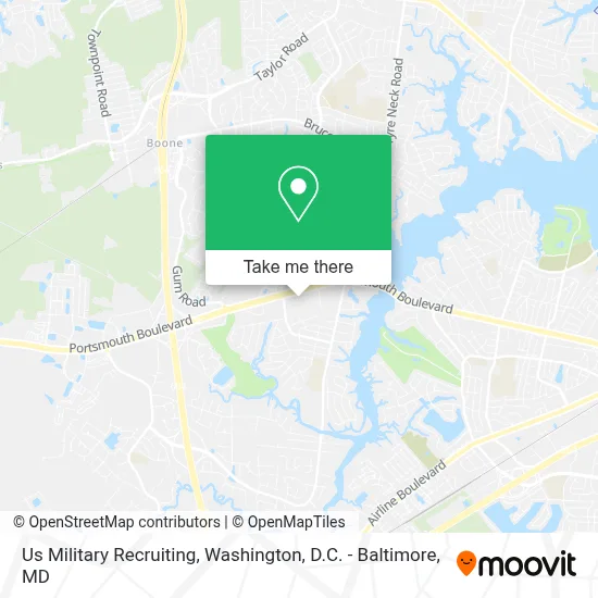 Us Military Recruiting map