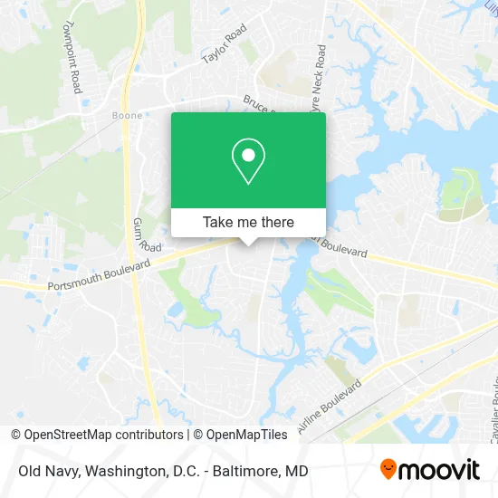Old Navy map