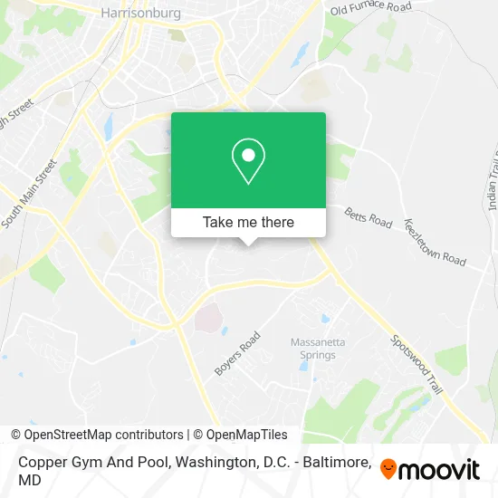 Copper Gym And Pool map