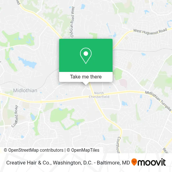 Creative Hair & Co. map
