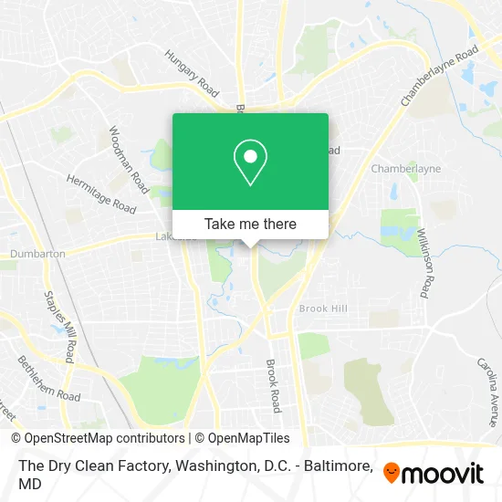 The Dry Clean Factory map