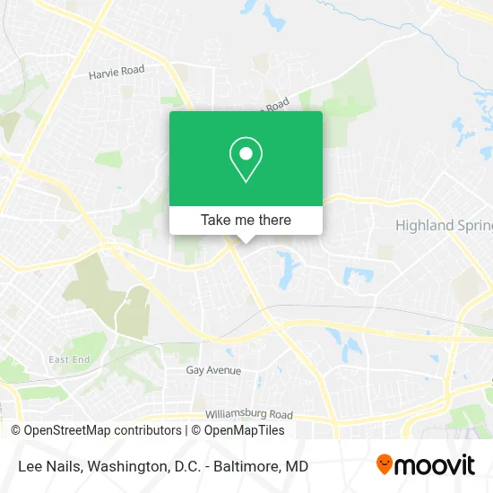 Lee Nails map