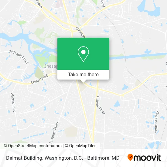 Delmat Building map
