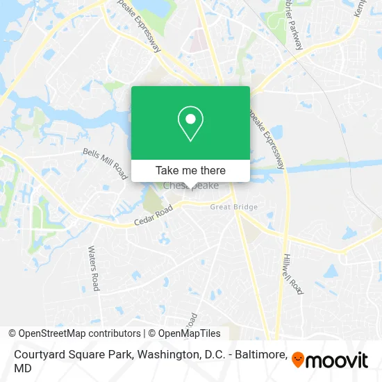 Courtyard Square Park map