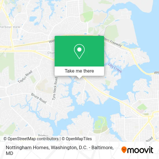 Nottingham Homes map
