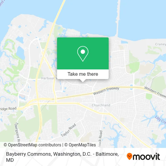 Bayberry Commons map