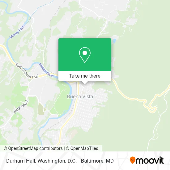 Durham Hall map
