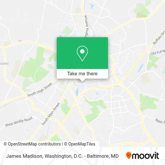 James Madison map