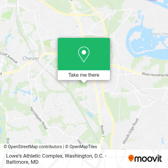 Lowe's Athletic Complex map