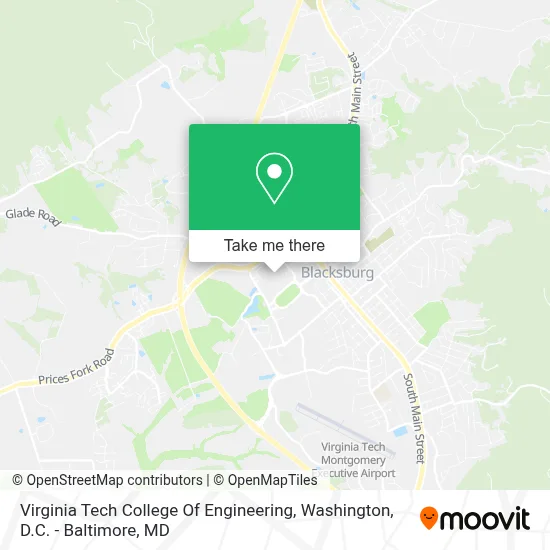 Virginia Tech College Of Engineering map