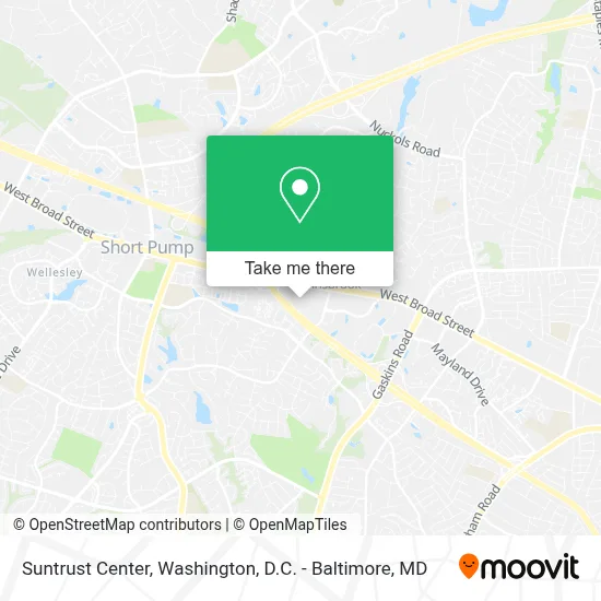 Suntrust Center map