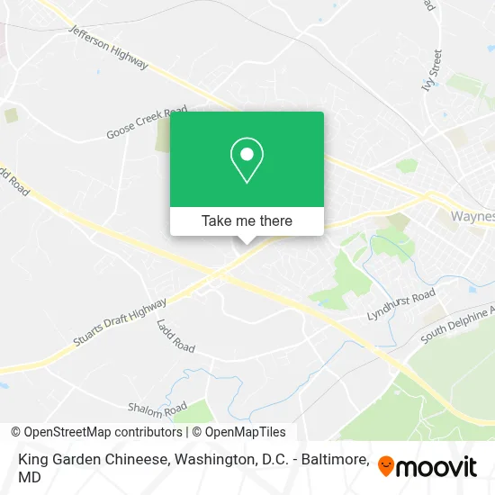 King Garden Chineese map