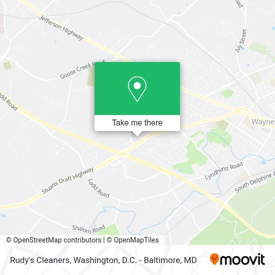 Rudy's Cleaners map