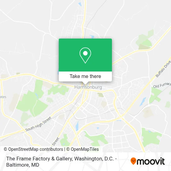 The Frame Factory & Gallery map
