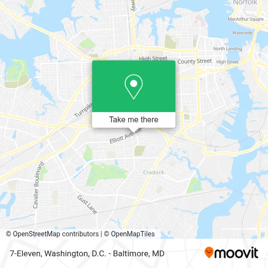 7-Eleven map