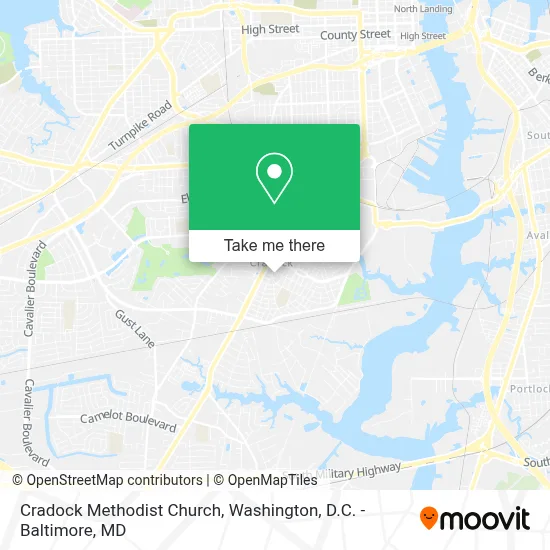 Cradock Methodist Church map
