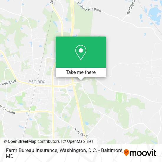 Farm Bureau Insurance map