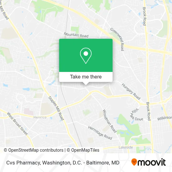 Cvs Pharmacy map