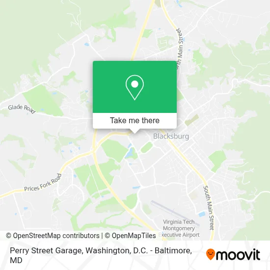 Perry Street Garage map