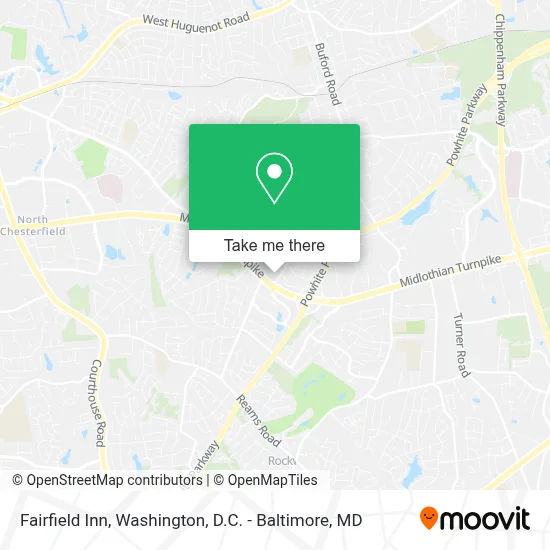 Fairfield Inn map