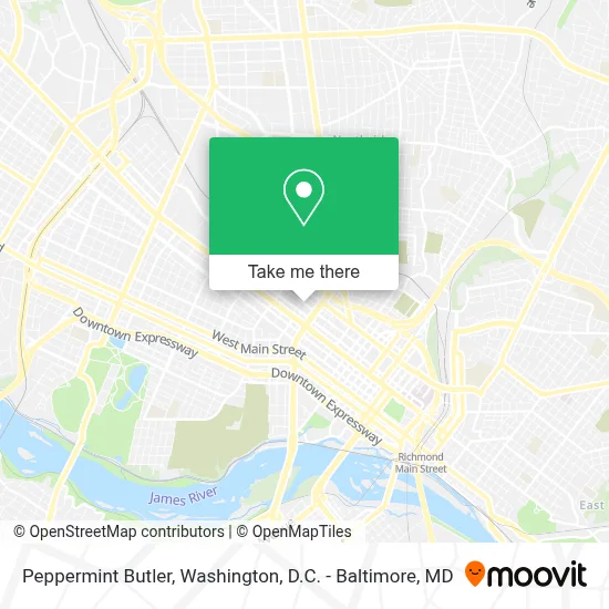 Peppermint Butler map