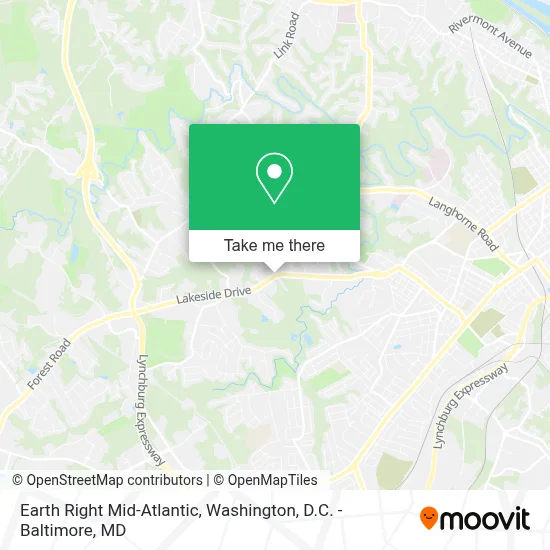 Earth Right Mid-Atlantic map