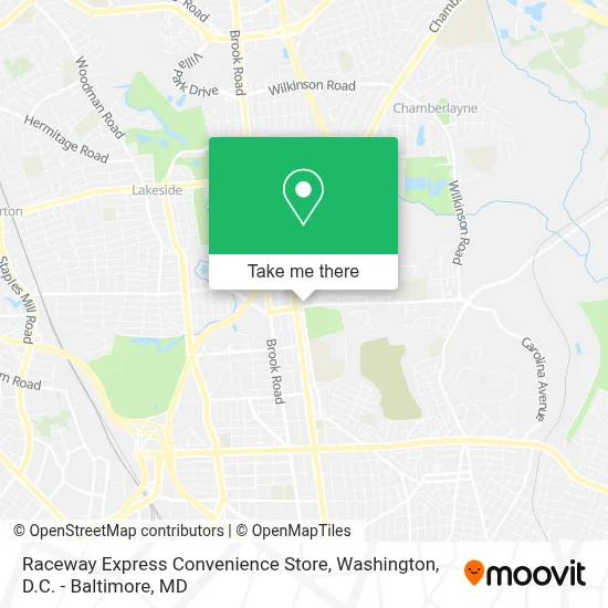 Raceway Express Convenience Store map