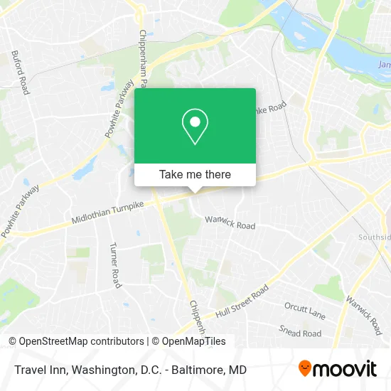Travel Inn map