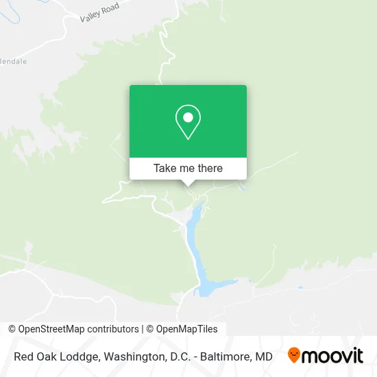 Red Oak Loddge map