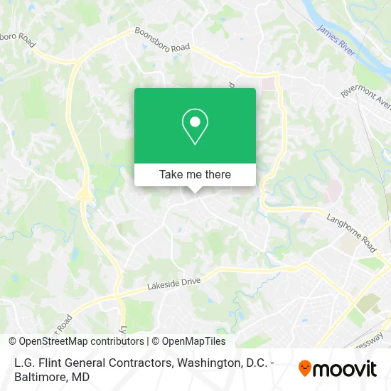 L.G. Flint General Contractors map