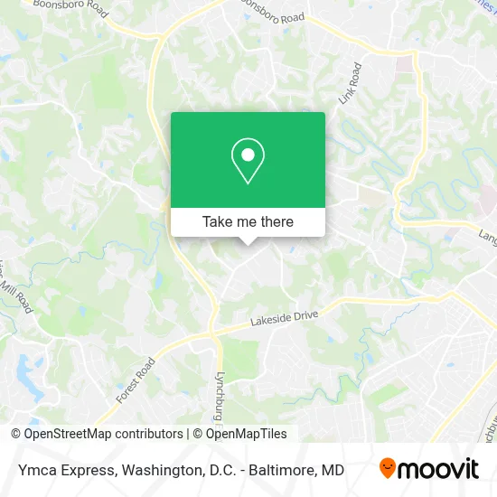 Ymca Express map