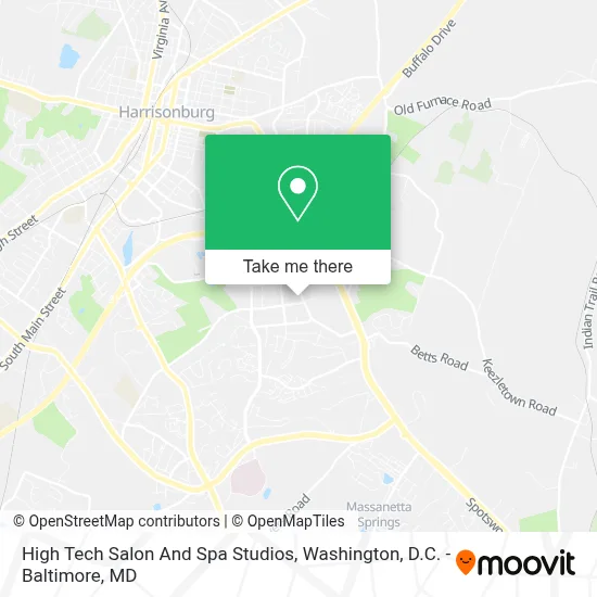 High Tech Salon And Spa Studios map