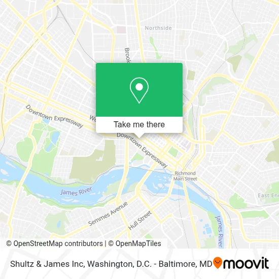 Shultz & James Inc map
