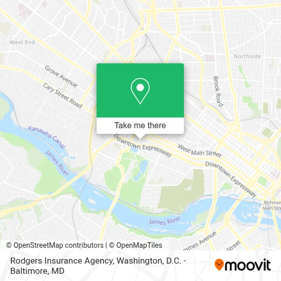Rodgers Insurance Agency map
