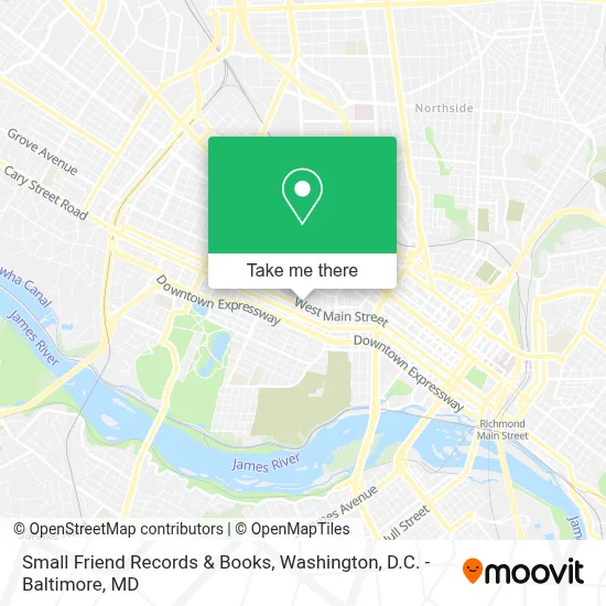Small Friend Records & Books map