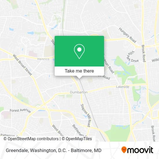 Greendale map