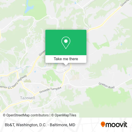 Bb&T map